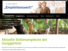 Tablet Screenshot of junggaertner.de